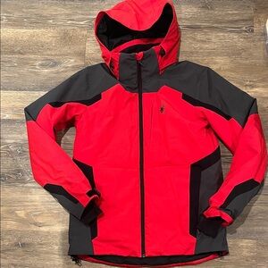 Spyder Red and Black Ski Jacket